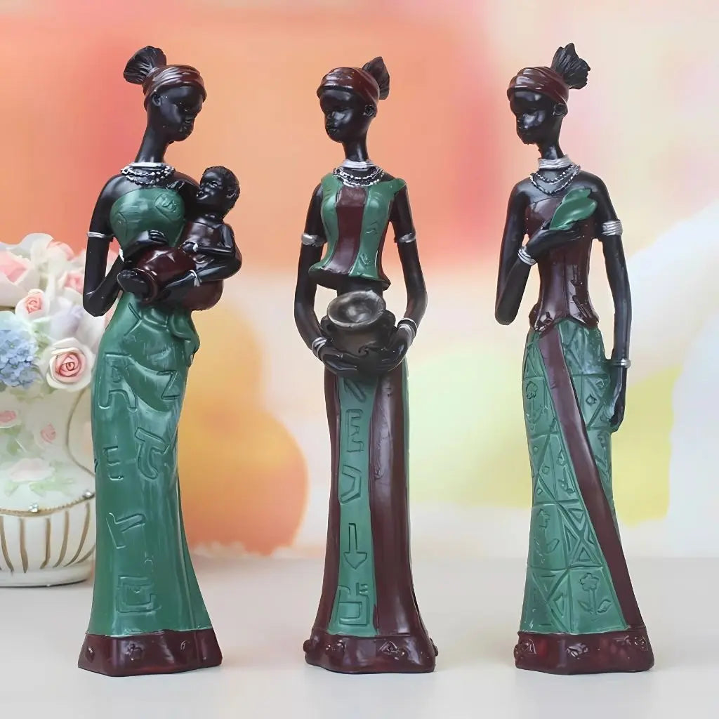 Amara-set med afrikanska figurer